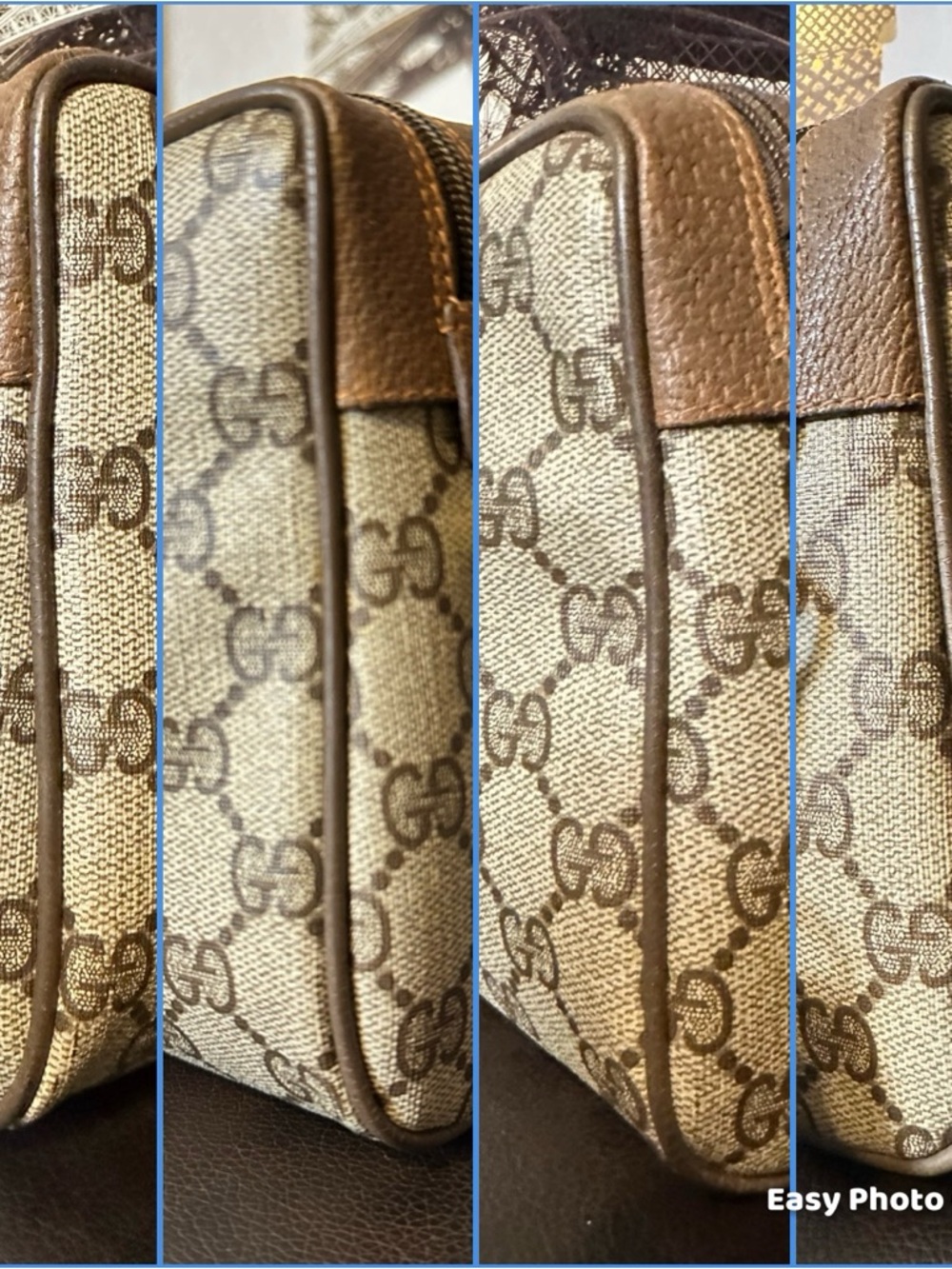 Authentic Gucci  GG PVC Leather Crossbody Bag - Picture 6 of 16